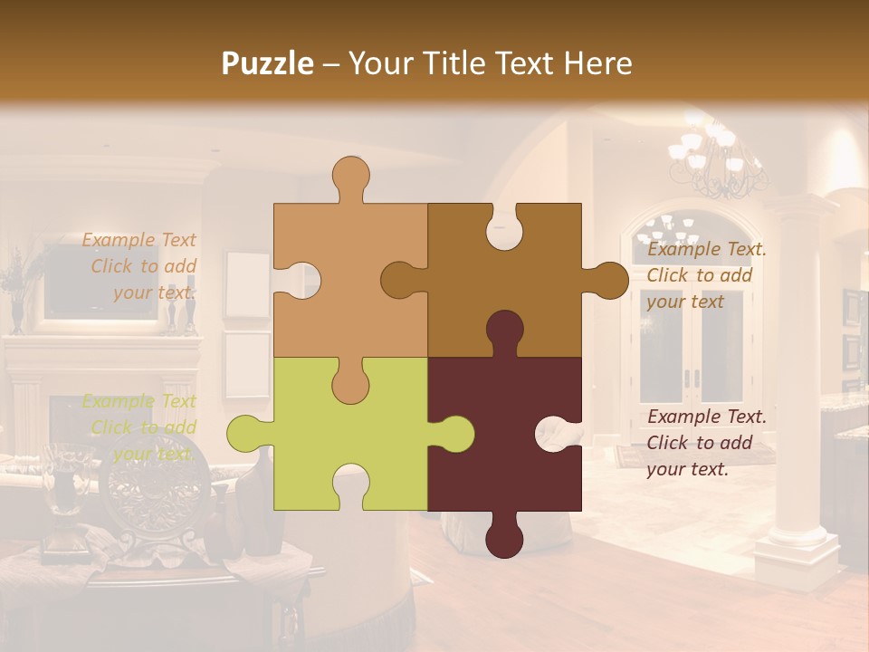 Architectural Decoration Luxurious PowerPoint Template