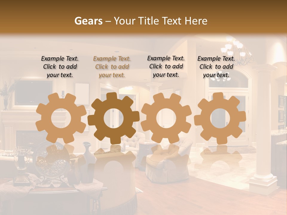 Architectural Decoration Luxurious PowerPoint Template