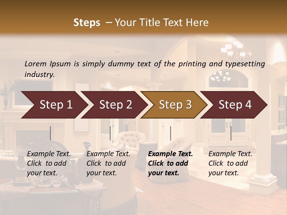 Architectural Decoration Luxurious PowerPoint Template