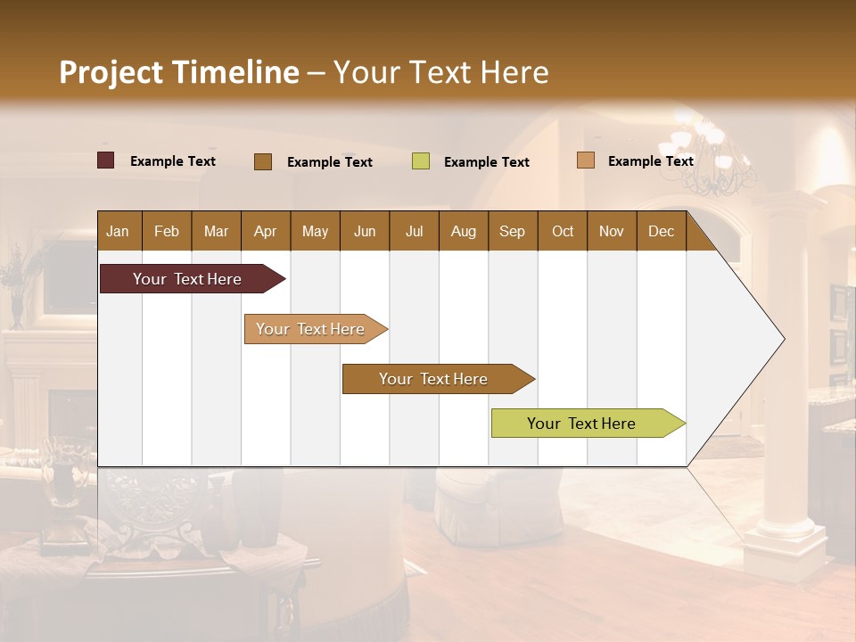 Architectural Decoration Luxurious PowerPoint Template
