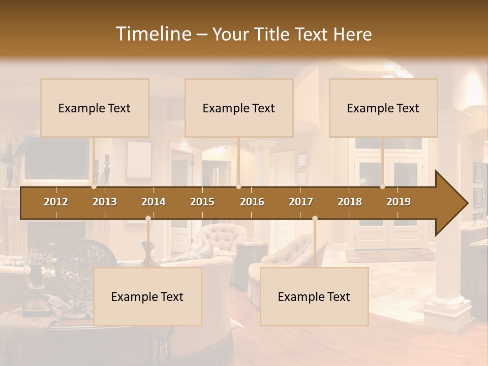 Architectural Decoration Luxurious PowerPoint Template