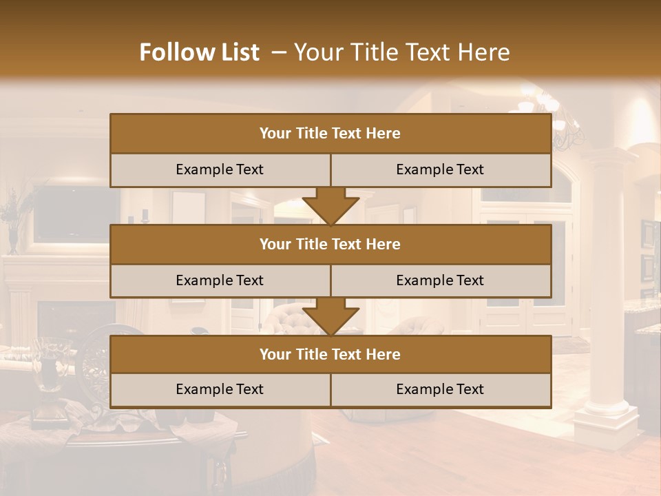 Architectural Decoration Luxurious PowerPoint Template