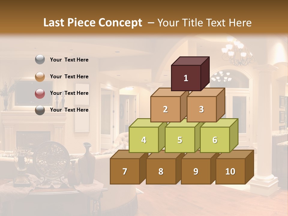Architectural Decoration Luxurious PowerPoint Template