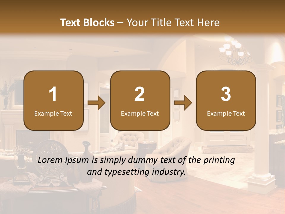 Architectural Decoration Luxurious PowerPoint Template