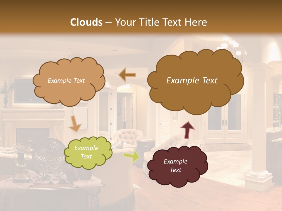 Architectural Decoration Luxurious PowerPoint Template