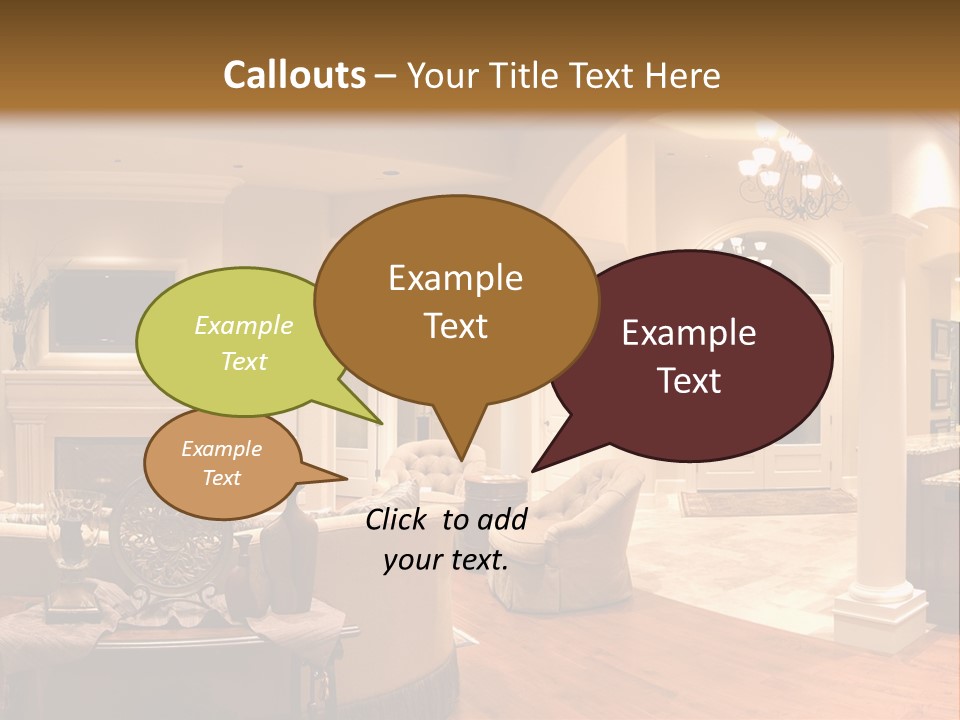 Architectural Decoration Luxurious PowerPoint Template