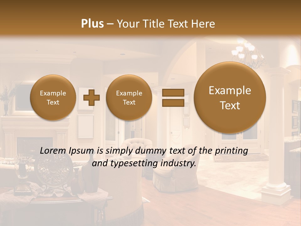 Architectural Decoration Luxurious PowerPoint Template