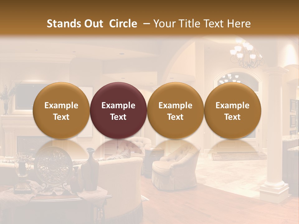 Architectural Decoration Luxurious PowerPoint Template