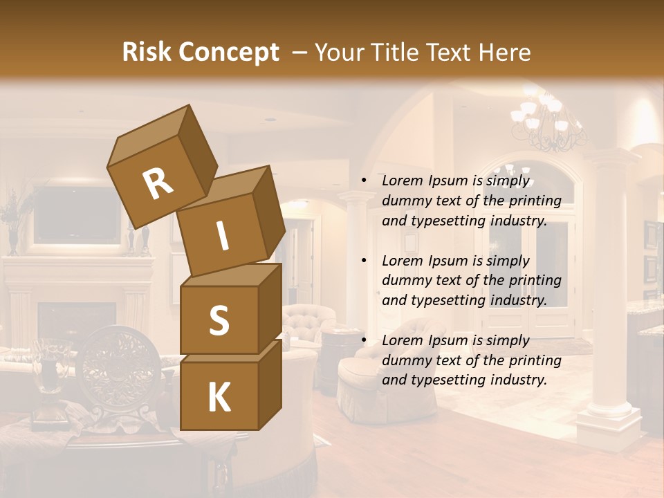 Architectural Decoration Luxurious PowerPoint Template