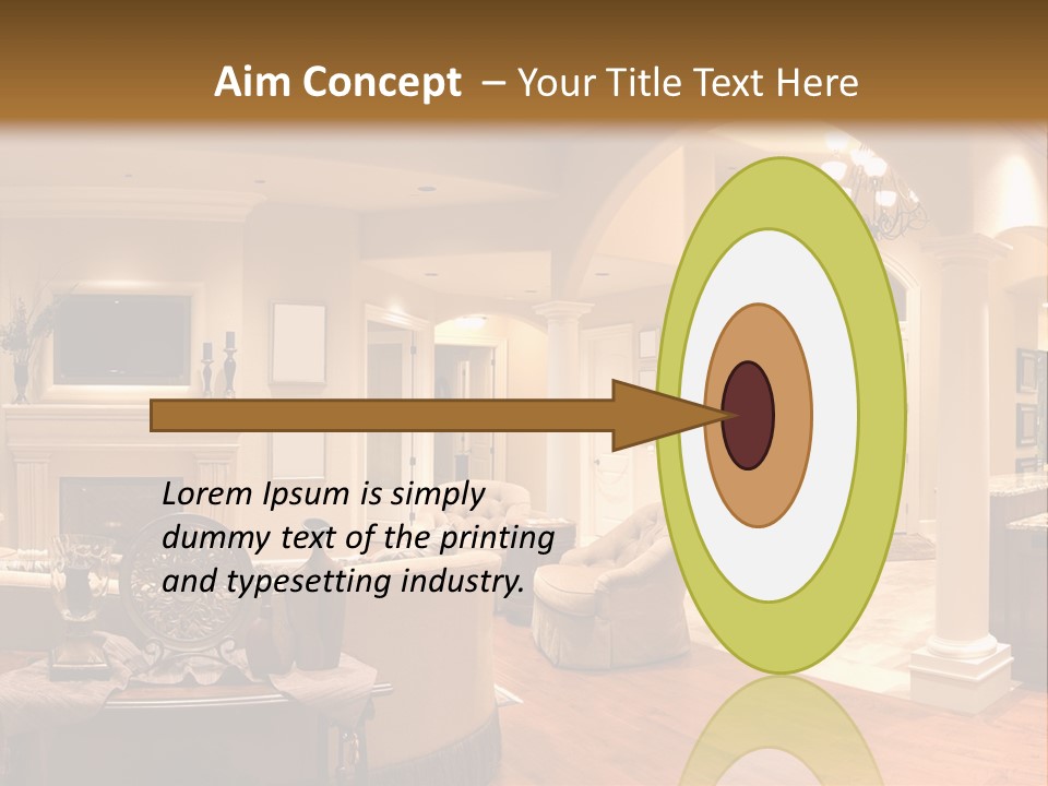 Architectural Decoration Luxurious PowerPoint Template