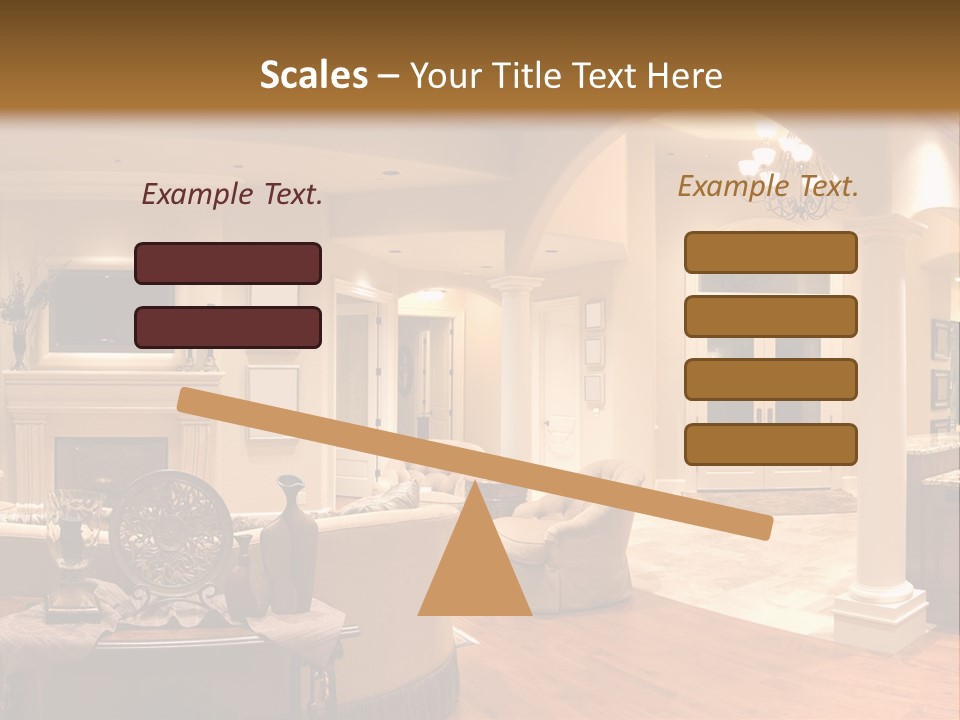 Architectural Decoration Luxurious PowerPoint Template
