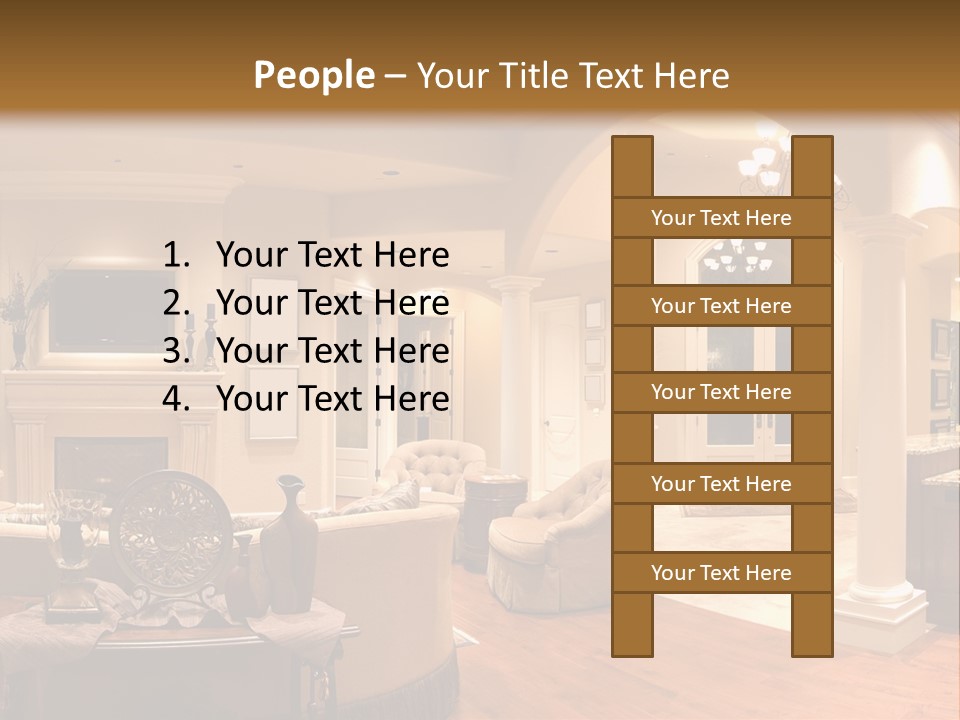 Architectural Decoration Luxurious PowerPoint Template