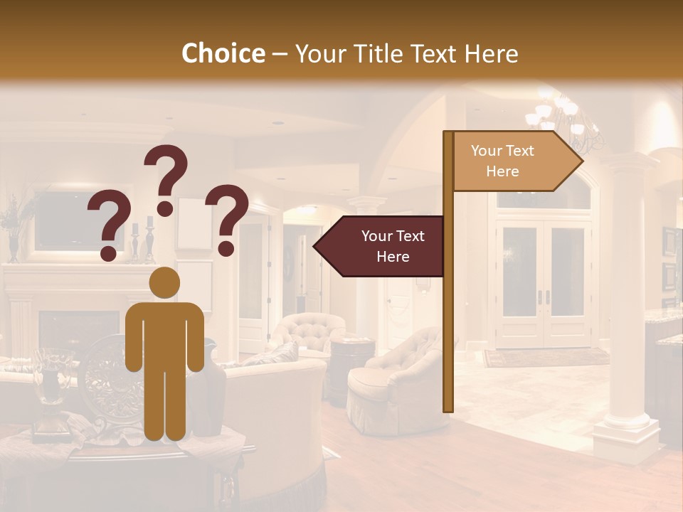 Architectural Decoration Luxurious PowerPoint Template