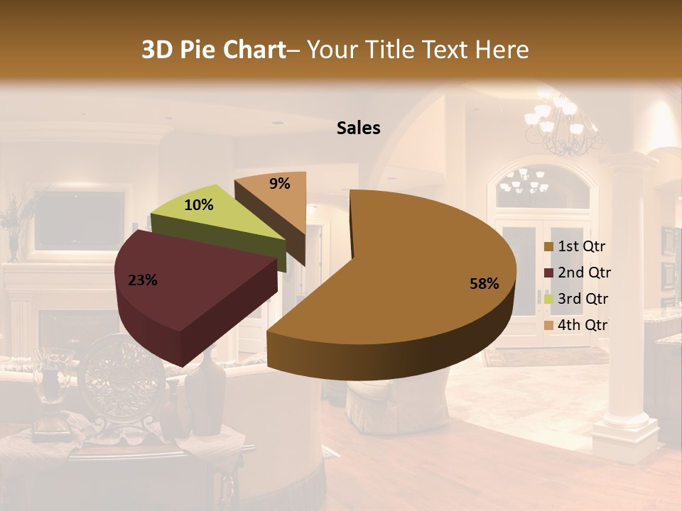 Architectural Decoration Luxurious PowerPoint Template