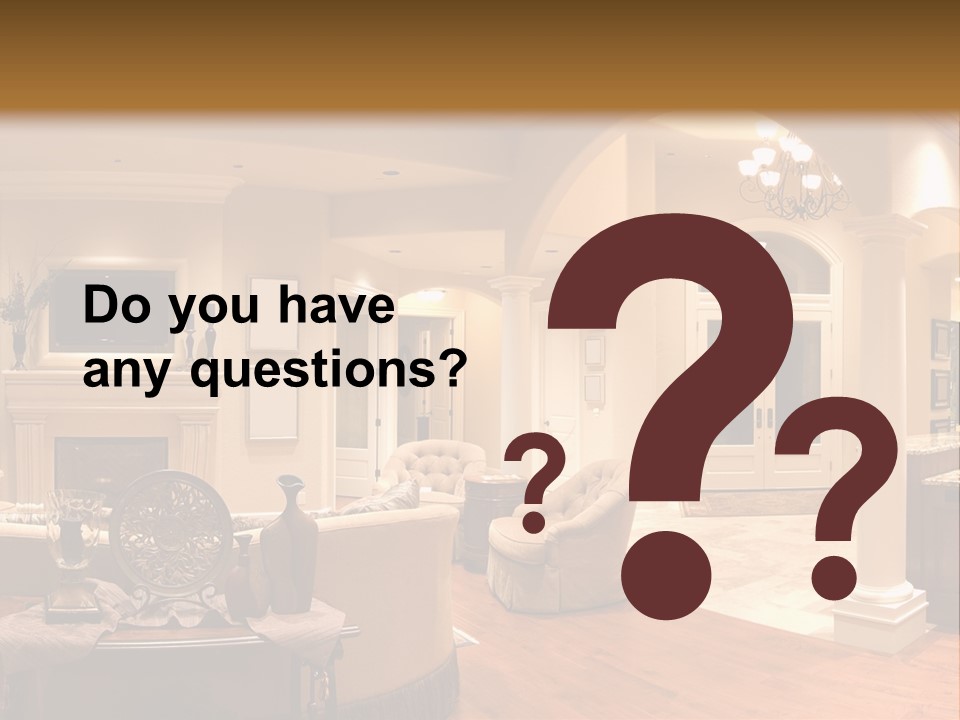 Architectural Decoration Luxurious PowerPoint Template