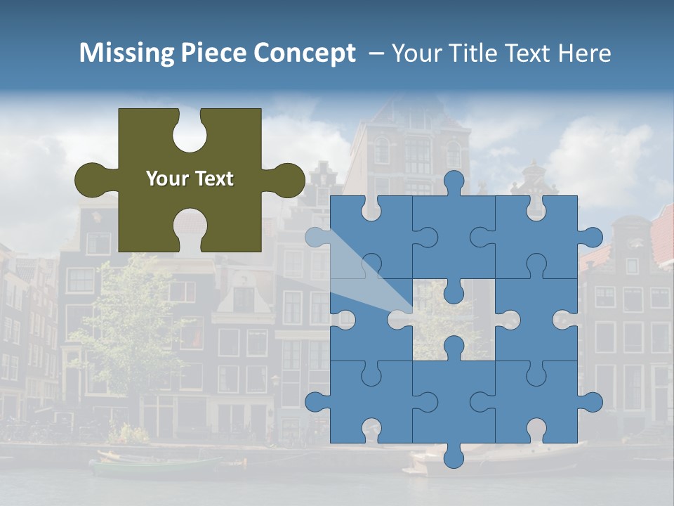 Gabled View Design PowerPoint Template