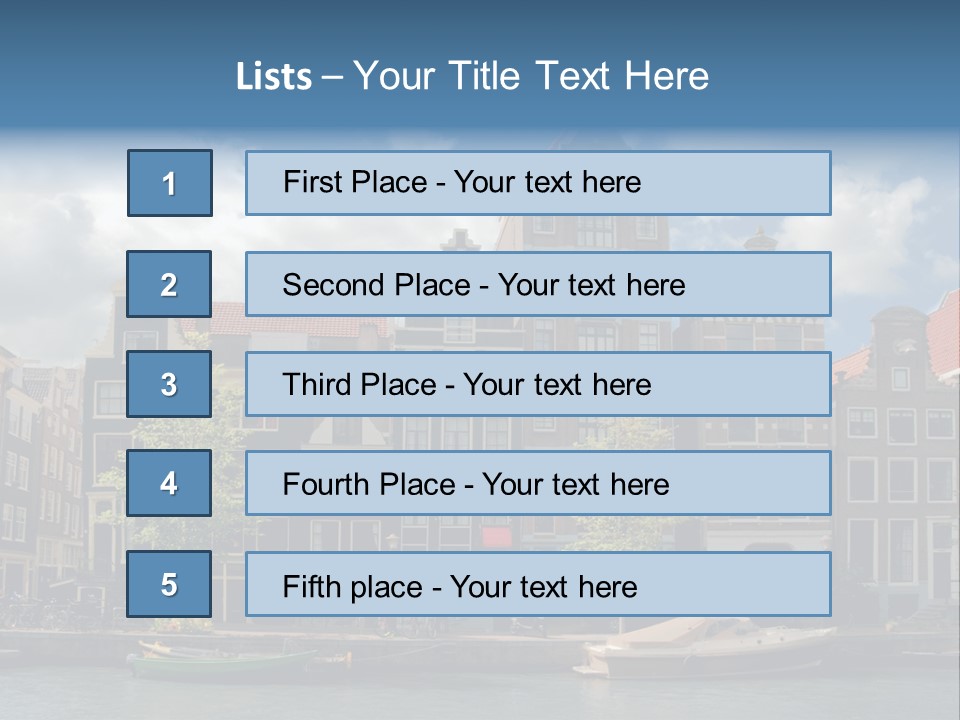 Gabled View Design PowerPoint Template