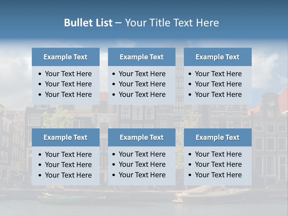 Gabled View Design PowerPoint Template