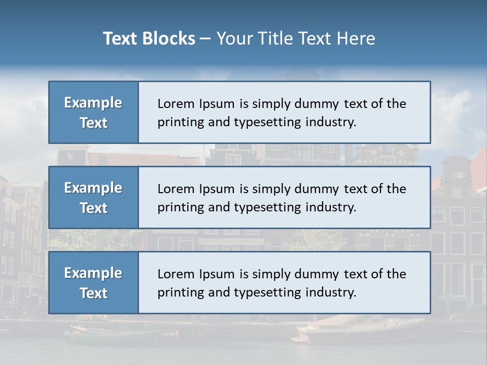 Gabled View Design PowerPoint Template
