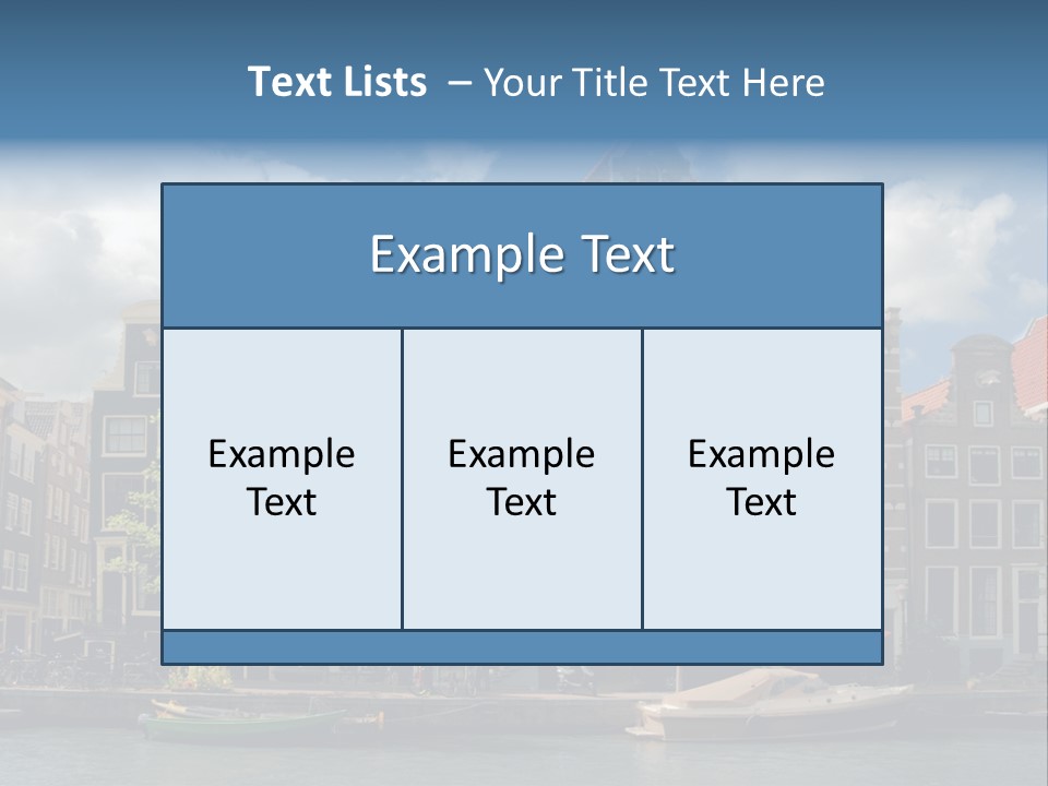 Gabled View Design PowerPoint Template