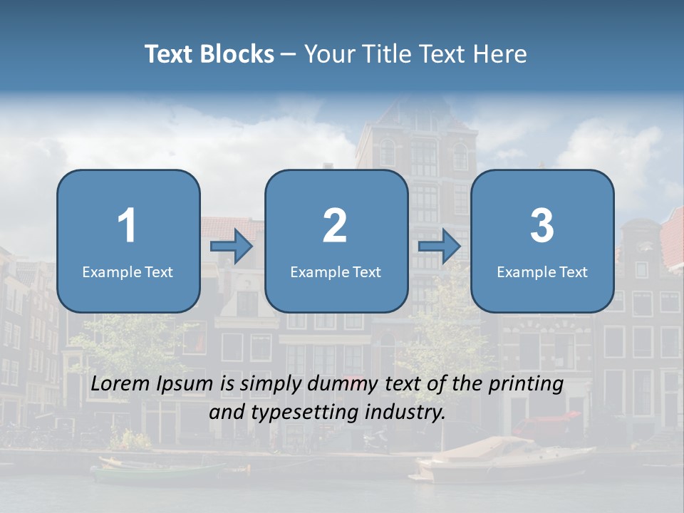Gabled View Design PowerPoint Template
