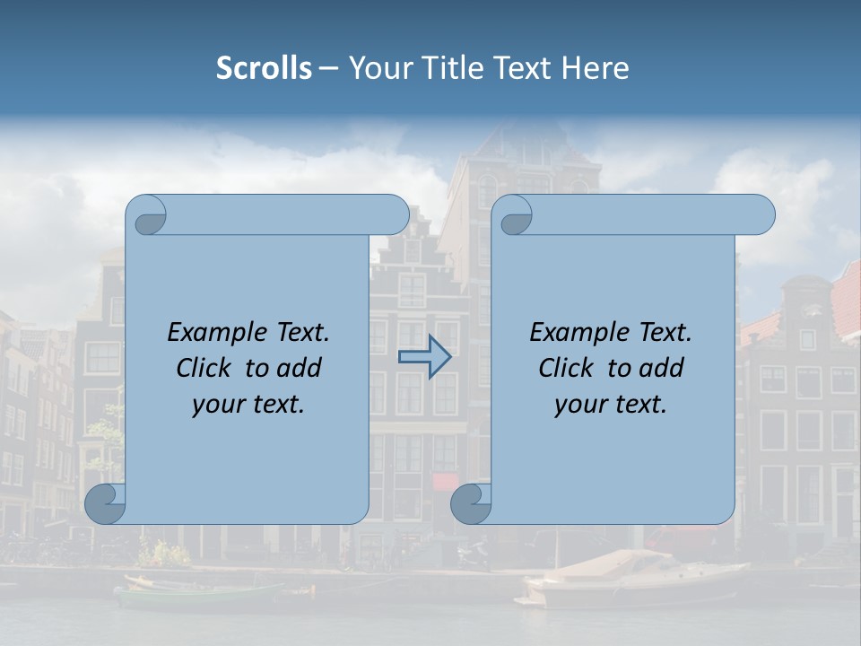 Gabled View Design PowerPoint Template