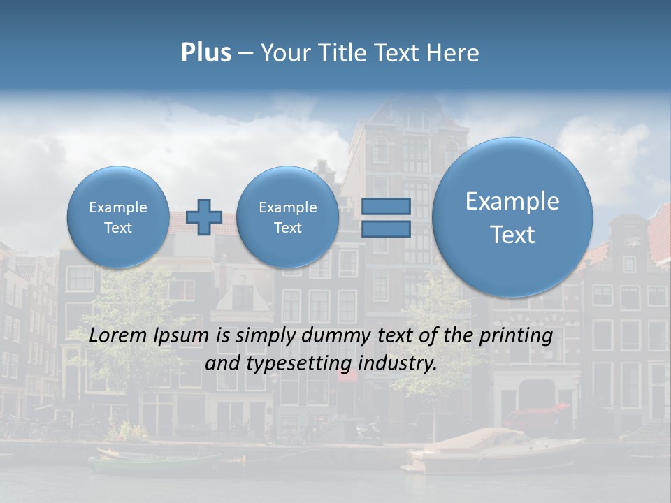 Gabled View Design PowerPoint Template