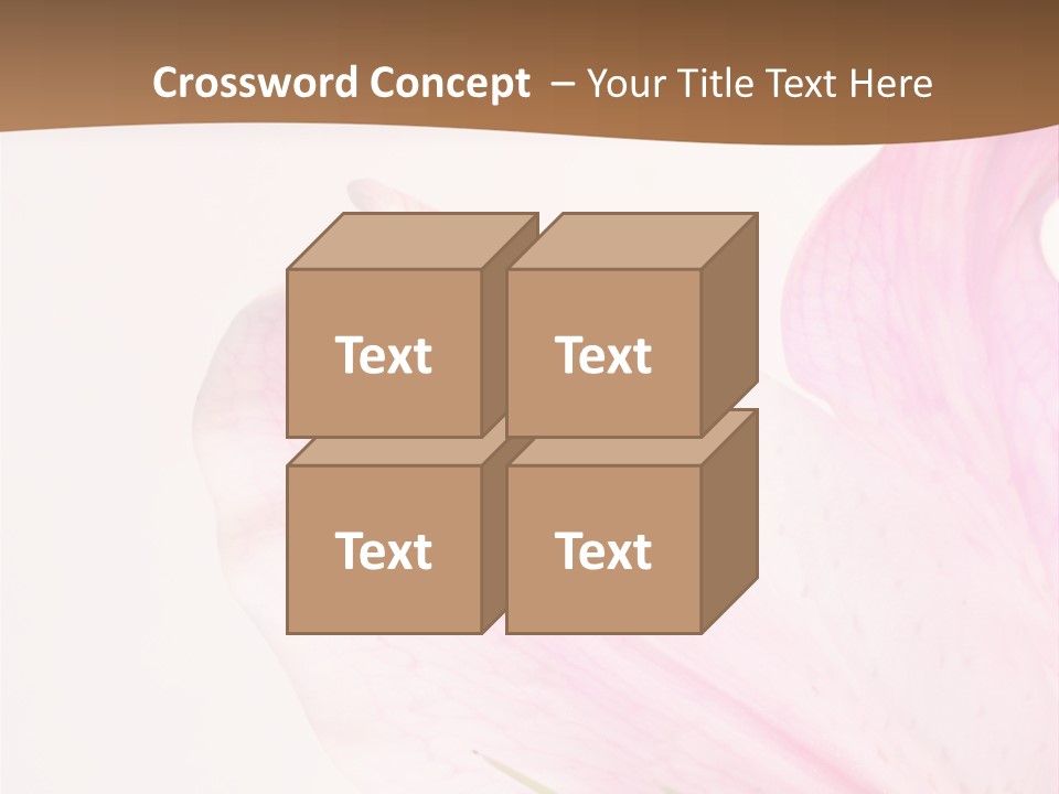 Beautiful Lilium Rose PowerPoint Template