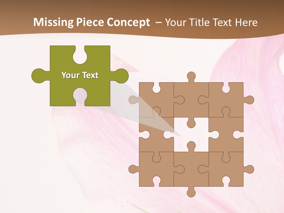 Beautiful Lilium Rose PowerPoint Template