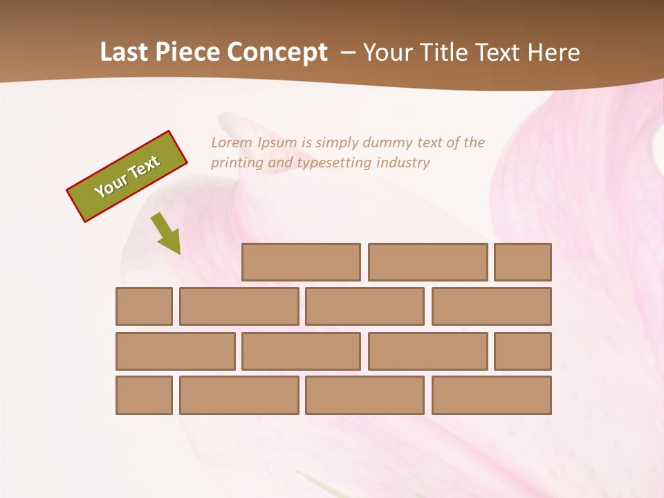 Beautiful Lilium Rose PowerPoint Template
