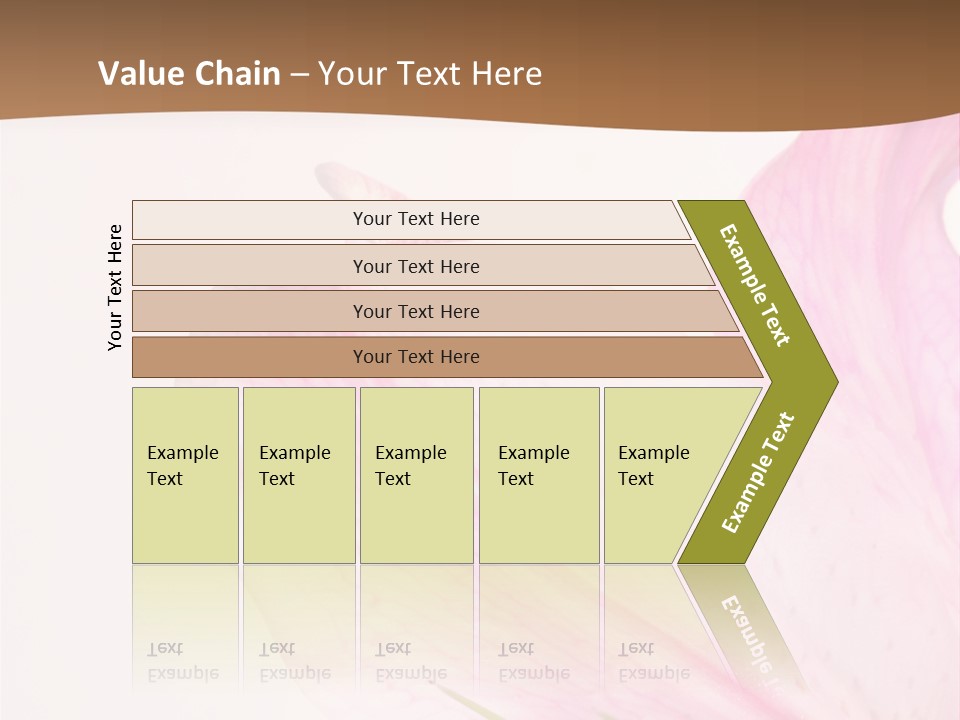 Beautiful Lilium Rose PowerPoint Template