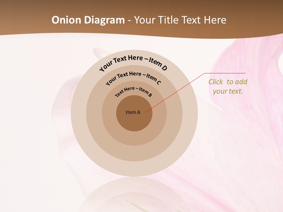 Beautiful Lilium Rose PowerPoint Template