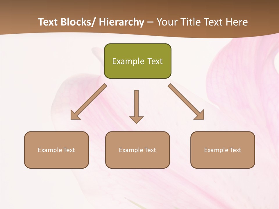 Beautiful Lilium Rose PowerPoint Template