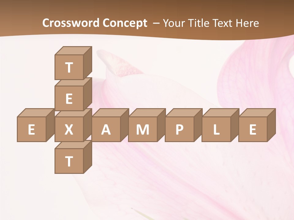 Beautiful Lilium Rose PowerPoint Template