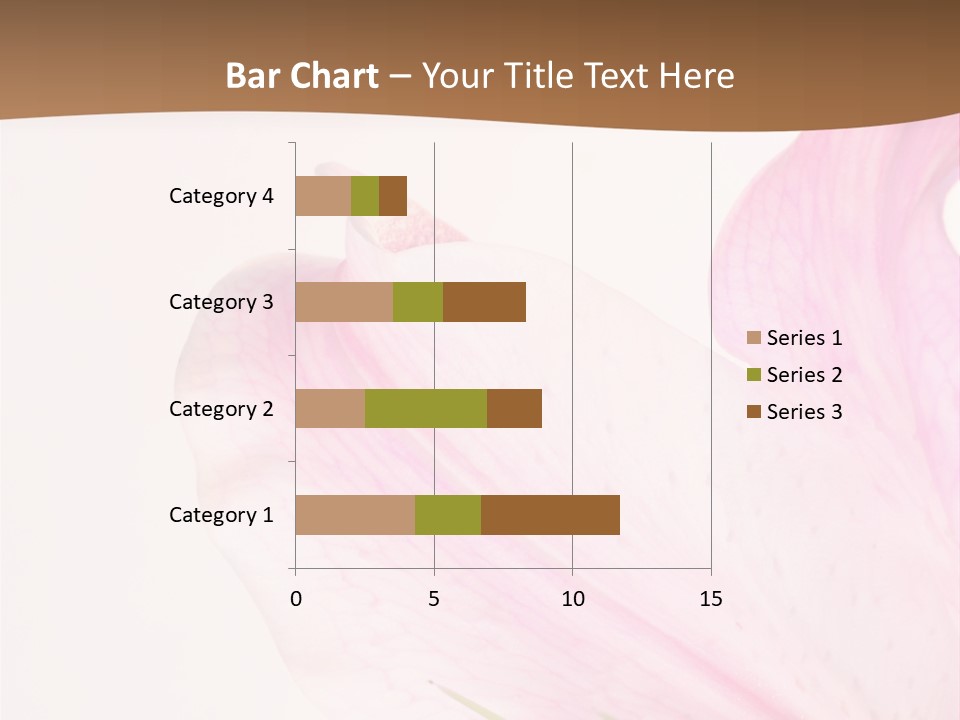 Beautiful Lilium Rose PowerPoint Template