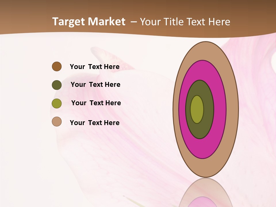 Beautiful Lilium Rose PowerPoint Template