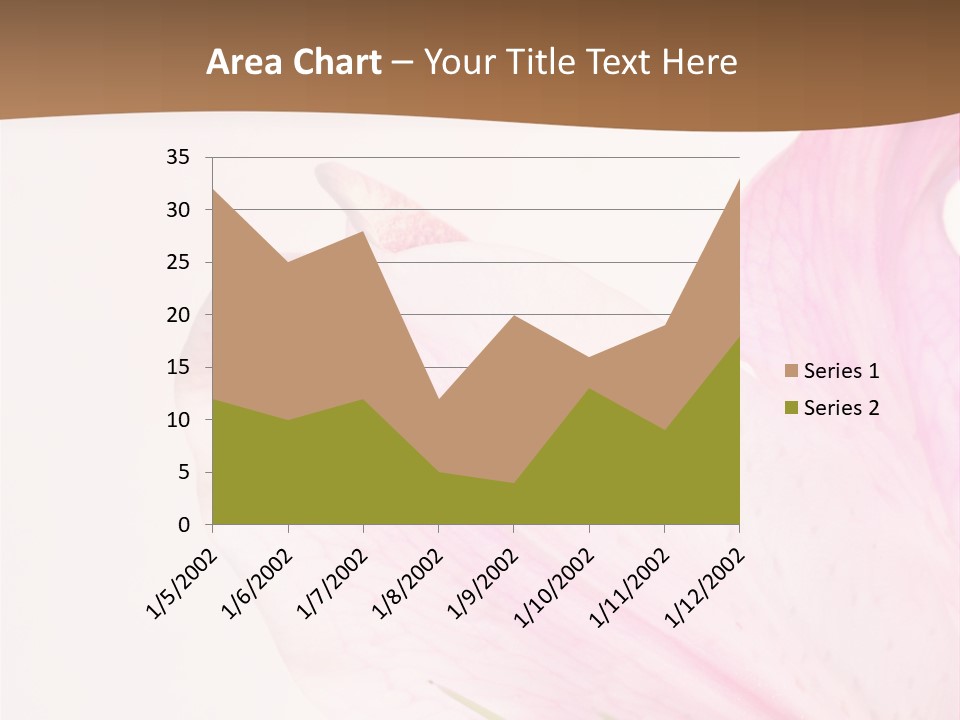 Beautiful Lilium Rose PowerPoint Template
