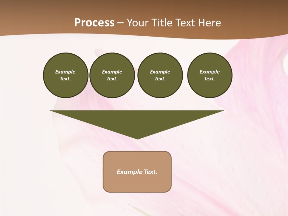 Beautiful Lilium Rose PowerPoint Template