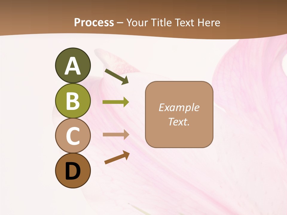 Beautiful Lilium Rose PowerPoint Template