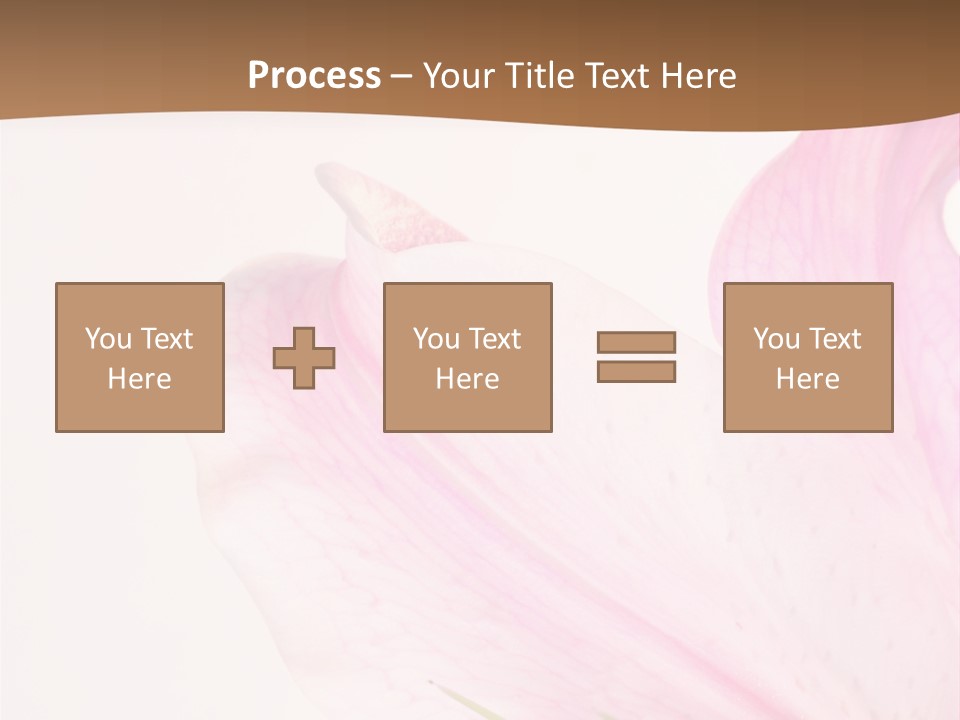 Beautiful Lilium Rose PowerPoint Template