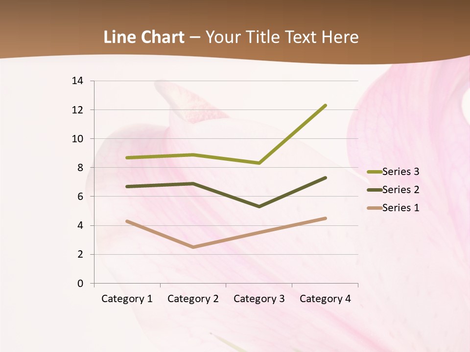 Beautiful Lilium Rose PowerPoint Template