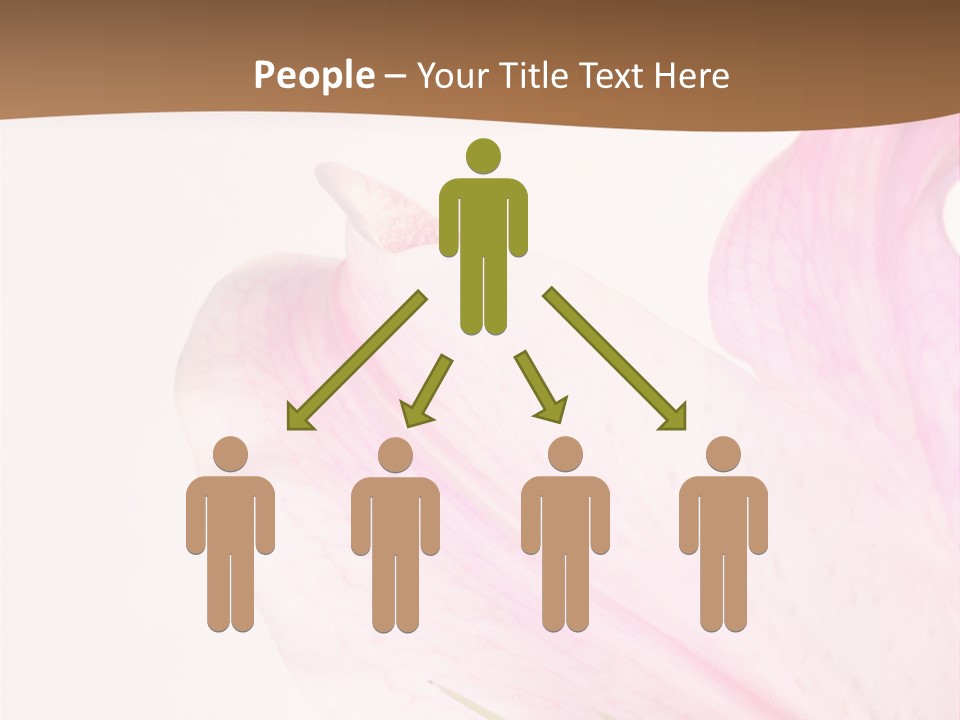 Beautiful Lilium Rose PowerPoint Template