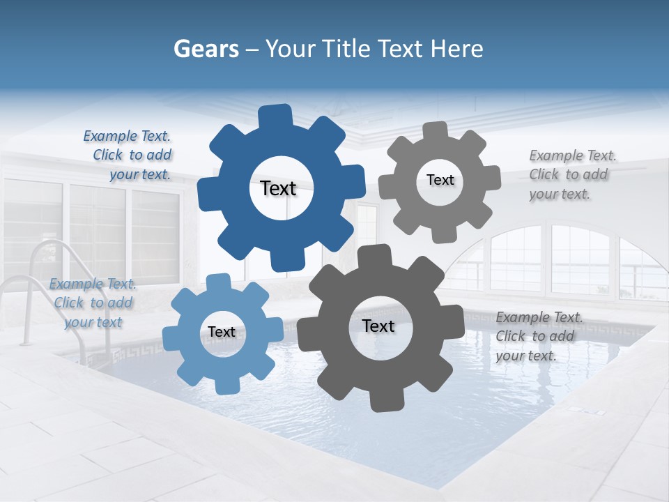 Clear Leisure Effect PowerPoint Template