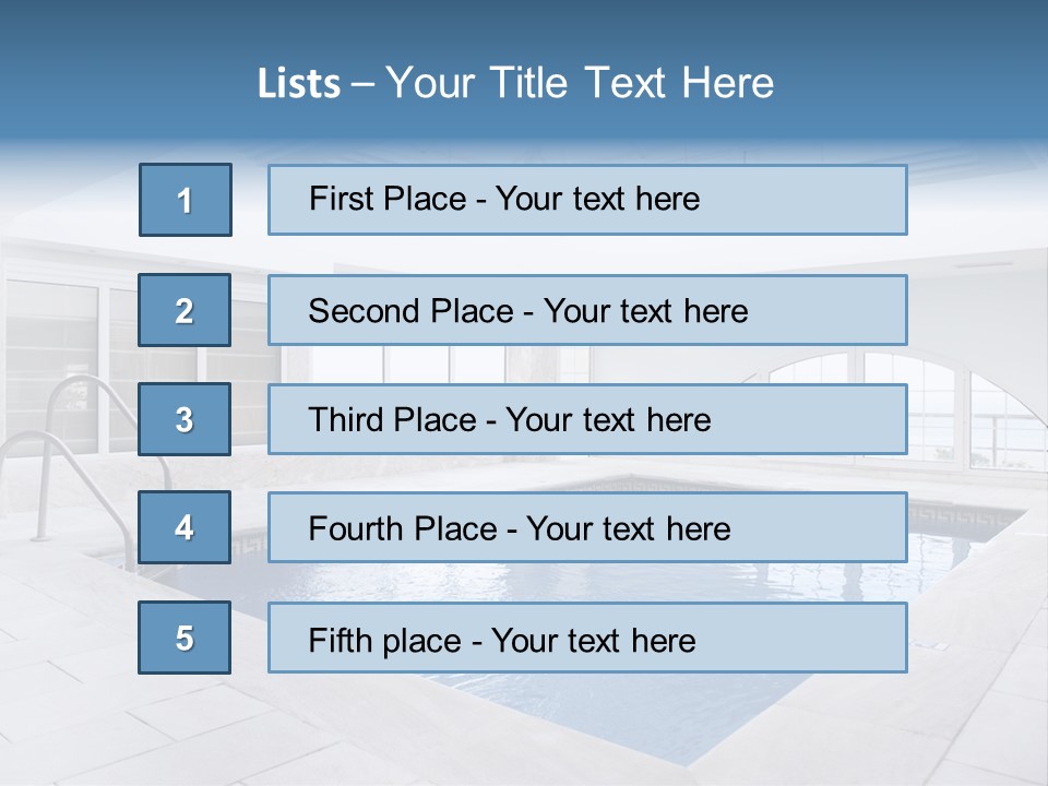 Clear Leisure Effect PowerPoint Template