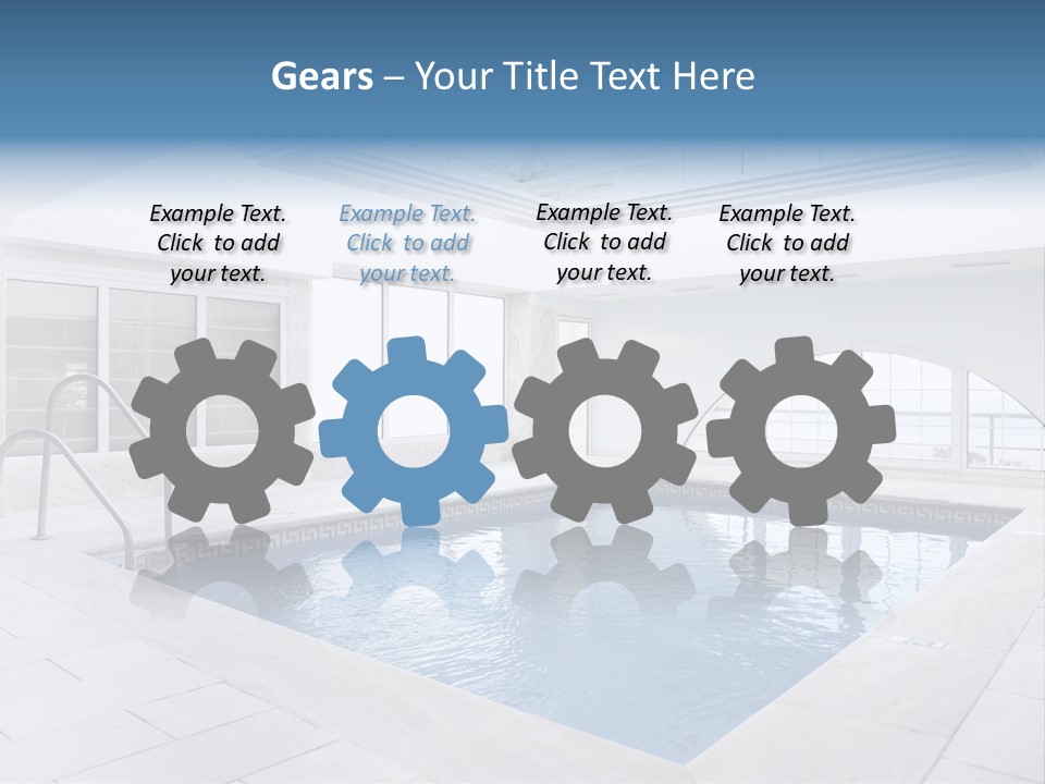 Clear Leisure Effect PowerPoint Template