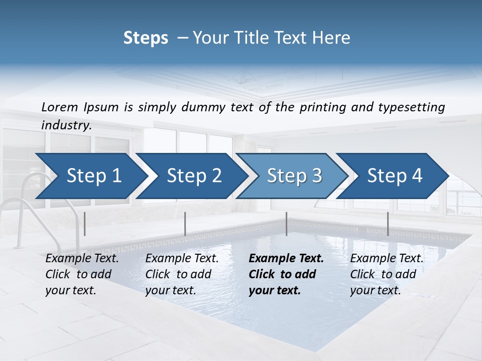Clear Leisure Effect PowerPoint Template