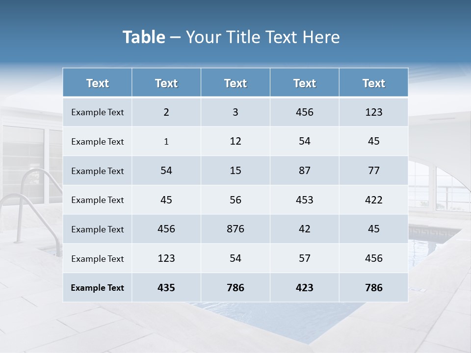 Clear Leisure Effect PowerPoint Template