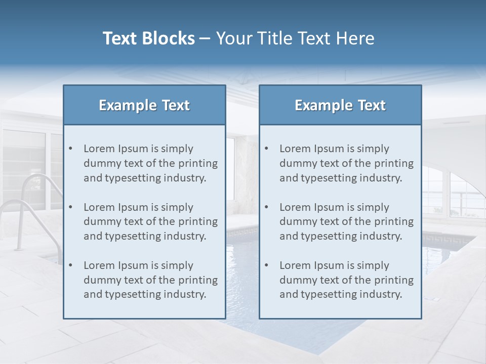 Clear Leisure Effect PowerPoint Template