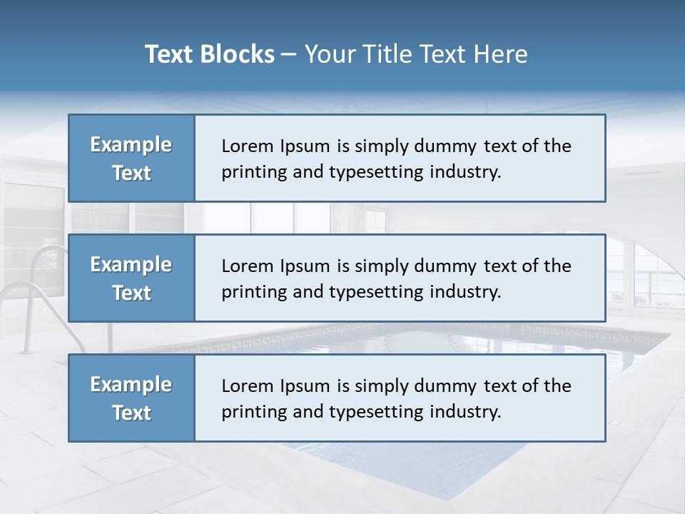Clear Leisure Effect PowerPoint Template