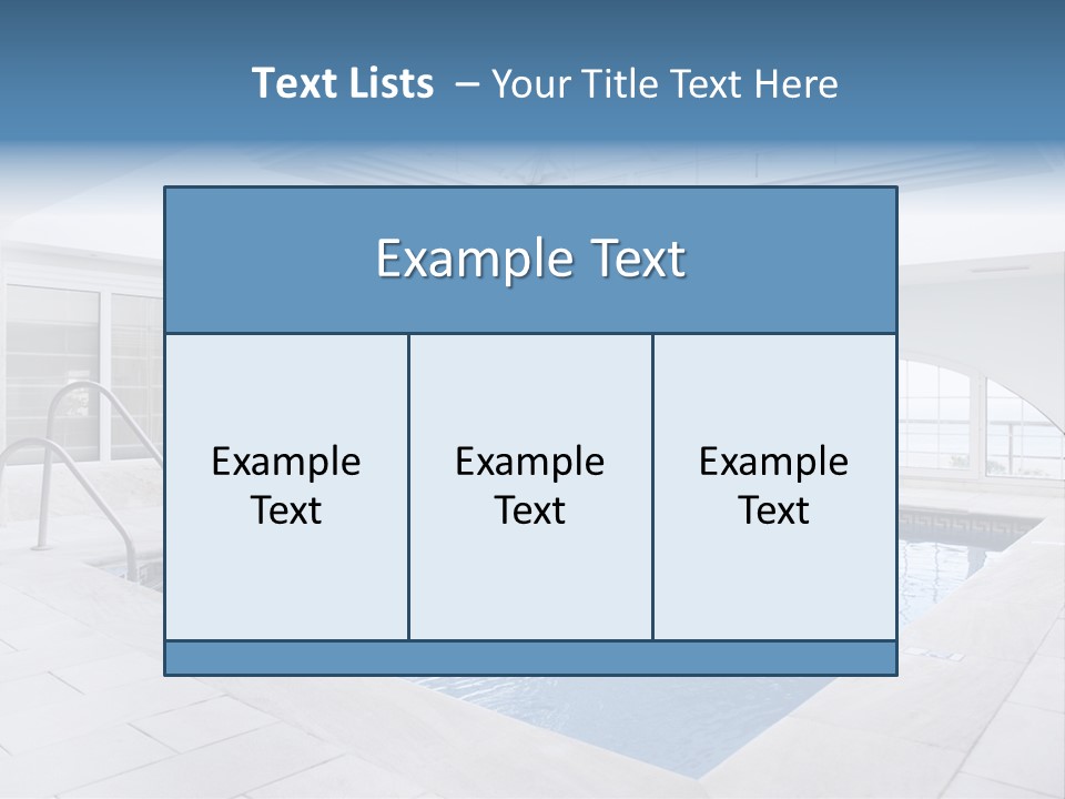 Clear Leisure Effect PowerPoint Template